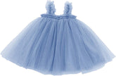 Baby Girls Tutu Dress Toddler Cotton Tutu Dress Sleeveless Infant Tulle Dresses Princess Party Dress